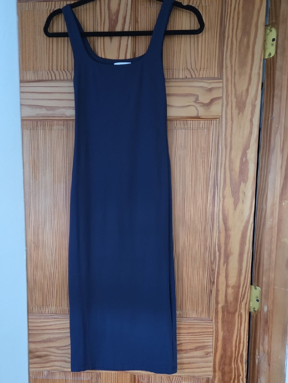 Babaton Navy Blue Fitted Midi Dress Size Extra Small